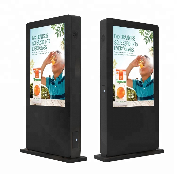 floor stand advertising outdoor digital signage LCD display 