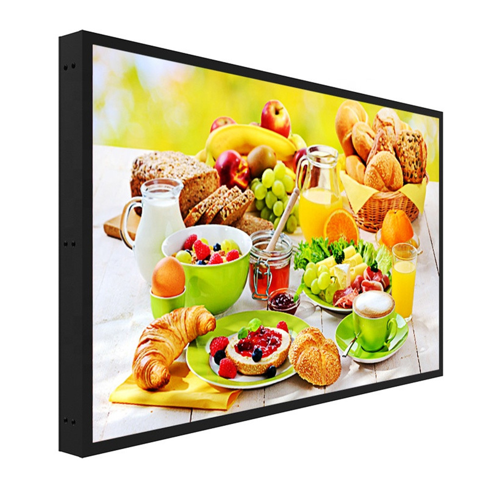 43 inch indoor advertising wall mounted digital signage video player panel 